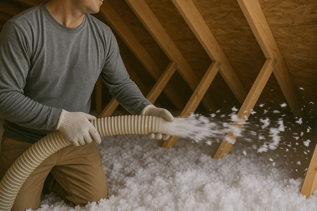 Blow-In Insulation Services by NBS Roofing