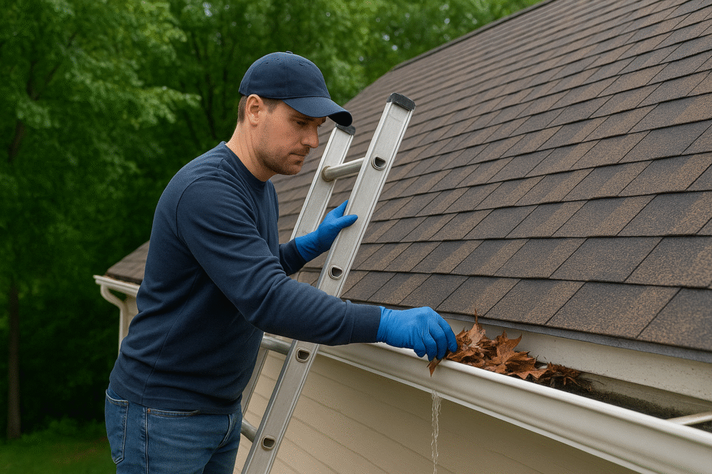 Roof and Gutter Cleaning by NBS Roofing