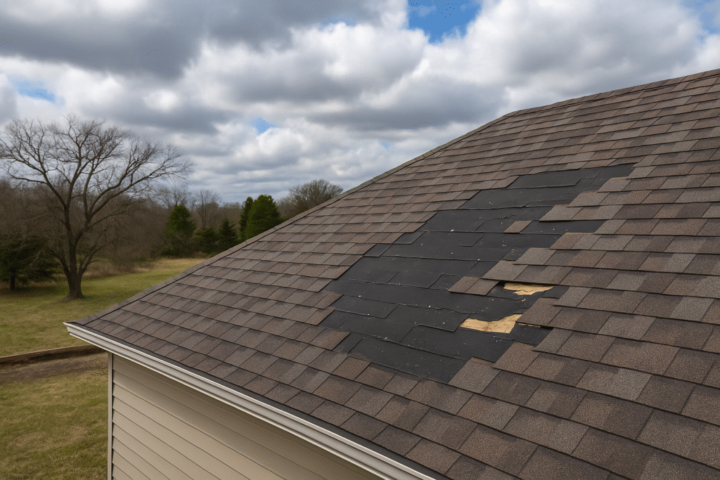 Storm Damage Roof Repairs by NBS Roofing